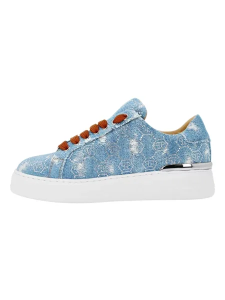 Sneakersy Philipp Plein niebieskie