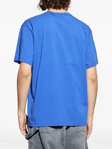 Tricou Versace Jeans Couture cu imagine albastru