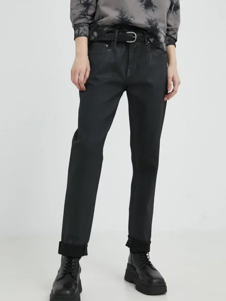 Дънки G-Star Raw Kate с висока талия сиво