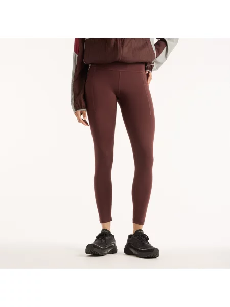 Legginsy do biegania New Balance – bordowe