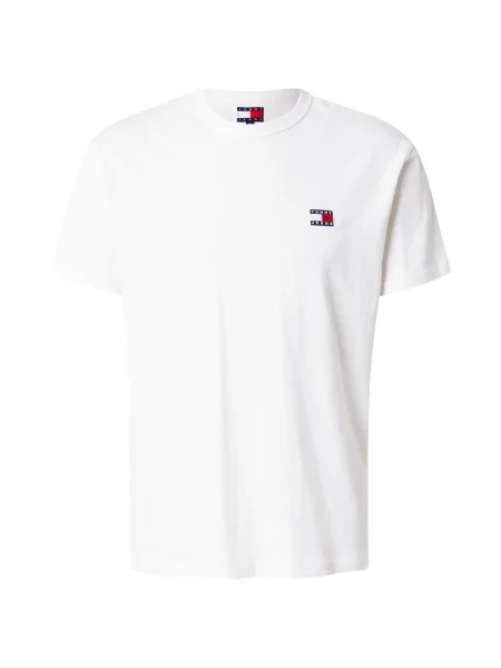 Tommy Jeans Tricou albastru marin / roșu alb