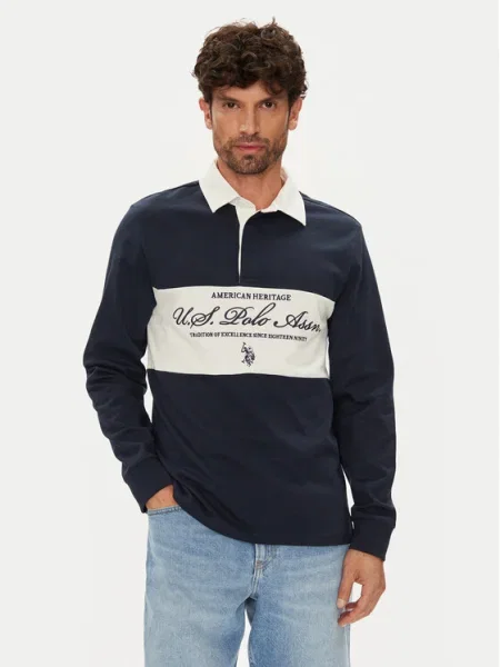 U.S. Polo Assn. Tricou polo Bleumarin