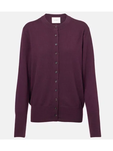 Cardigan Lisa Yang din cașmir violet