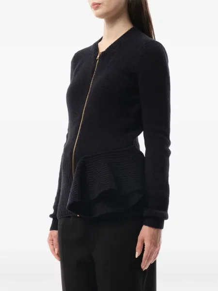 Cardigan Lanvin cu volane albastru