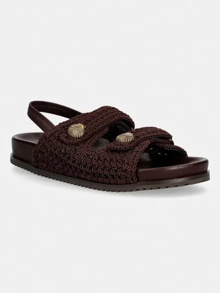 Twinset sandale pentru femei maro