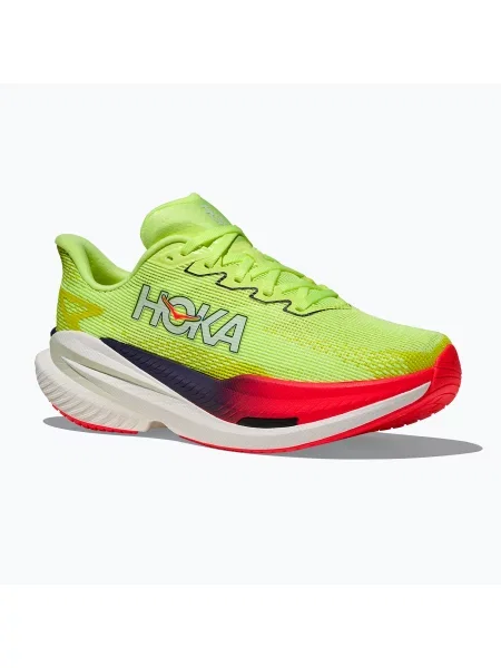 Încălțăminte de alergare pentru femei Hoka Mach X 3 neon yuzu/squid ink