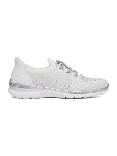 Sneakersy Rieker białe