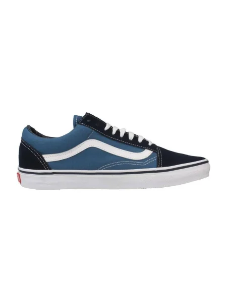 VANS Rövid szárú sportcipők Old Skool / fekete / fehér kék