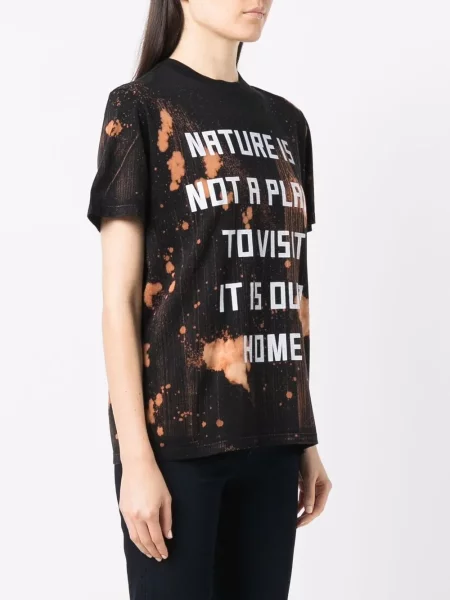 Tricou Golden Goose cu imagine negru
