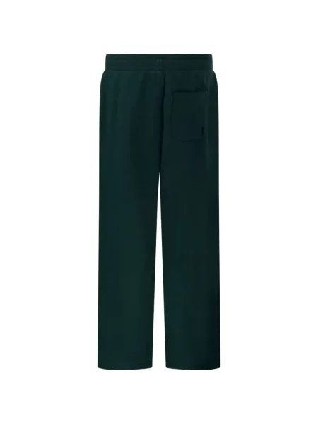 Pantaloni Ami Paris alergare cu cordon verde