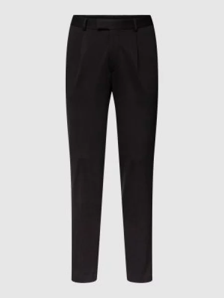 Spodnie z zakładkami w pasie Joop! Collection niebieskie