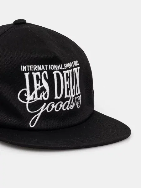 Бейсболка Les Deux з аплікацією чорний