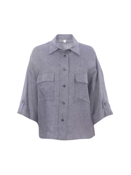 Koszula Eleventy niebieska