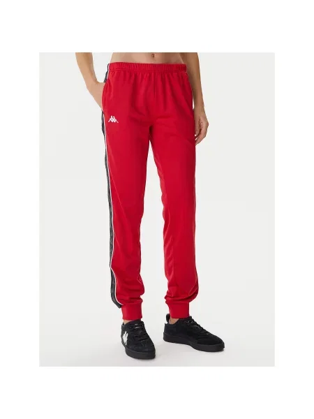 Kappa Παντελόνι φόρμας Slim Fit κόκκινο