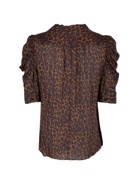 Top Frame cu imagine cu model leopard maro