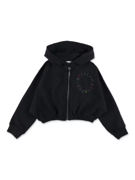 Bluza z kapturem dziecięca Stella Mccartney czarna