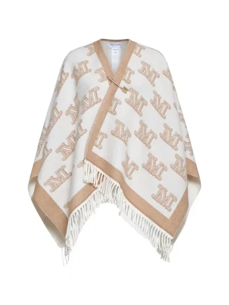 Пончо Max Mara с ресни