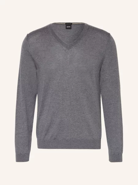Boss Sweter Melba grau szary