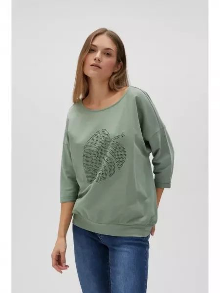 Mikina Moodo khaki