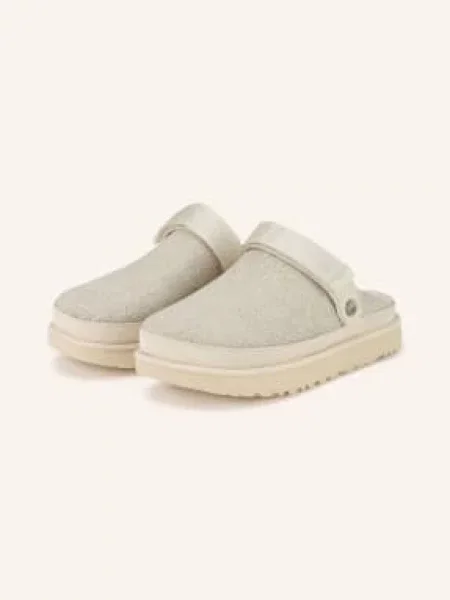 Ugg Sandały Na Platformie Goldenstar Crackle weiss białe