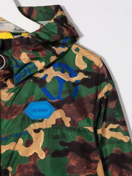 Wiatrówka dziecięca Off-white biała