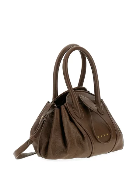 Geantă shopper Marni maro