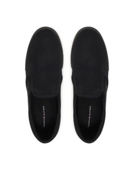 Teniszcipő Tommy Hilfiger Vulc Core Slip On fekete