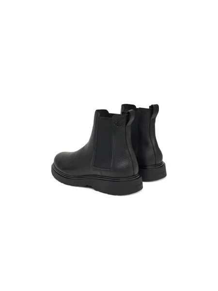 Členková obuv s elastickým prvkom Calvin Klein Combat Ess Chelsea Boot Lth čierna