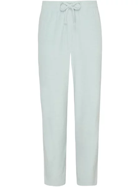 Pantaloni Vilebrequin din material terry albastru
