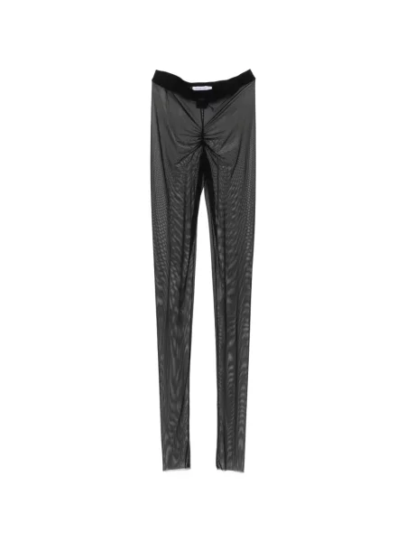 Leggings Patrizia Pepe din tul negru