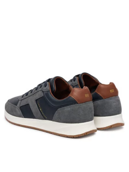 Tommy Hilfiger Sportcipők Elevated Hilfiger Mix Runner Sötétkék