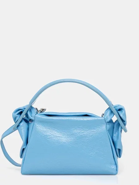 Usnjena torbica Kenzo modra