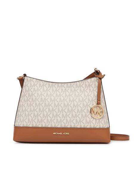 Ročna torba MICHAEL Michael Kors Kremna