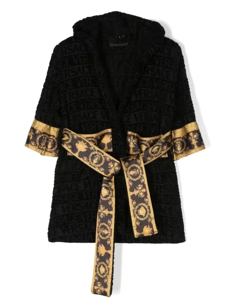 Halat Versace cu imagine negru