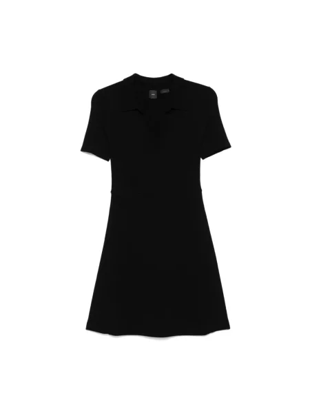 Sukienka midi Pinko wełniana casual czarna