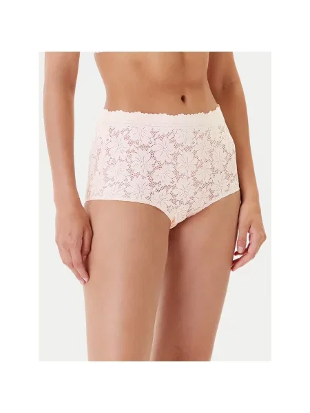 Selmark Класичні труси з високою талією бежевий