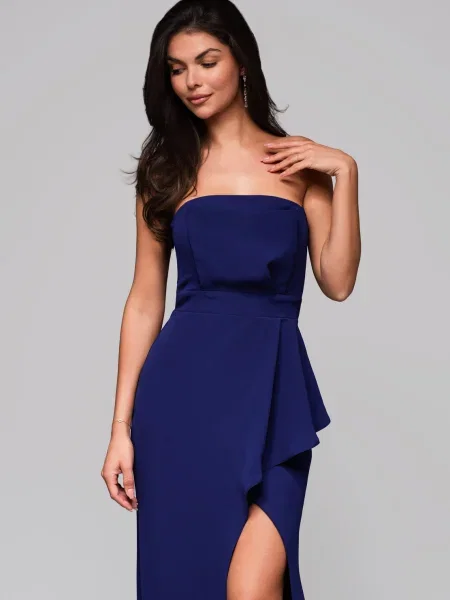 Rochie de seară Edoti de costum albastru