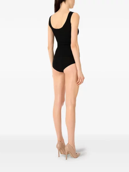 Top Wolford plasă negru