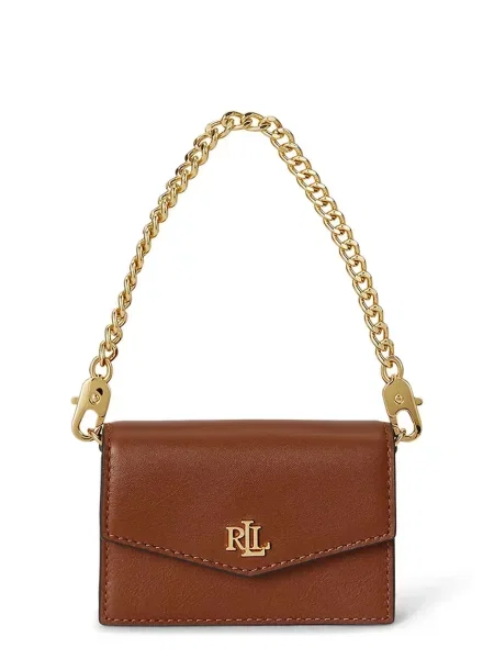 Lauren Ralph Lauren psaníčko kožené hnědé