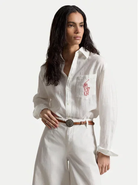 Bluză Polo Ralph Lauren de in alb