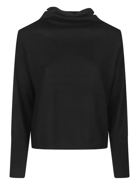 Koszulka Aragona z dekoltem halter czarna