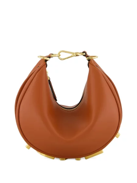 Body Fendi din piele maro