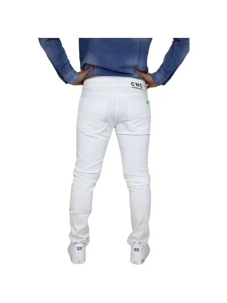 Blugi Costume National alb
