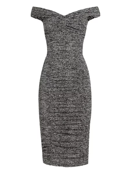 Rochie midi Dolce & Gabbana până la genunchi de costum negru