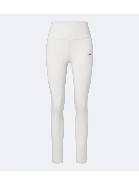 Leggings Adidas By Stella Mccartney cu talie înaltă gri