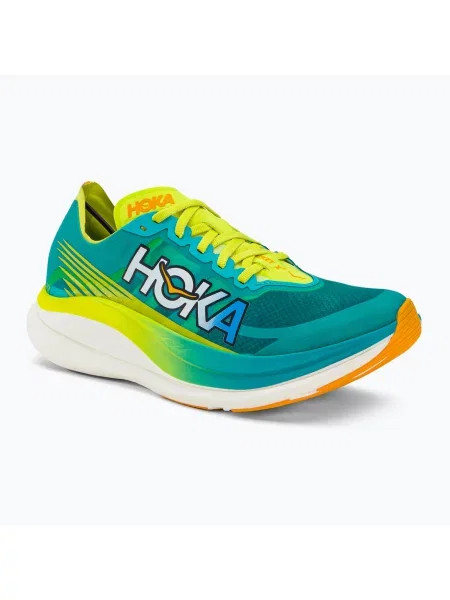 HOKA Rocket X 2 pantofi de alergare pentru bărbați albastru/galben albastru
