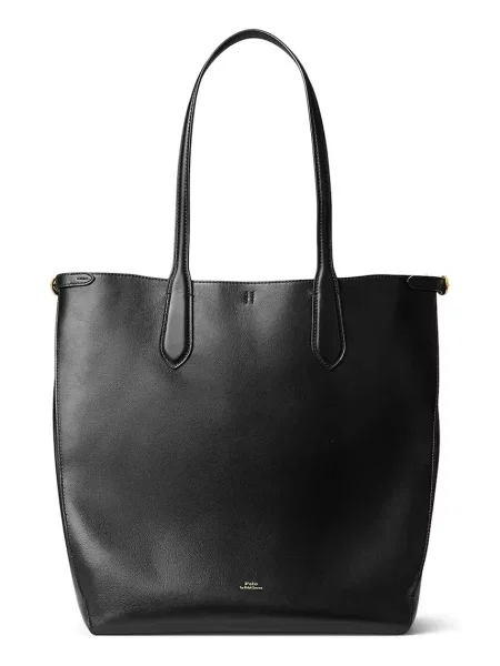 Polo Ralph Lauren torebka skórzana czarny