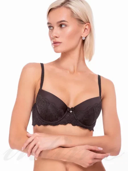 Бюстгальтер балконет Dimanche Lingerie черный