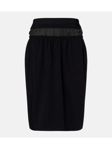 Fustă tip creion Maison Margiela negru