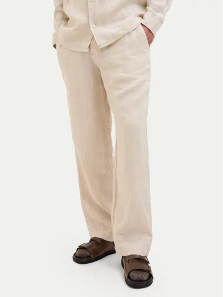 JACK & JONES Pantaloni JPSTKARL JJLAWRENCE grej bej
